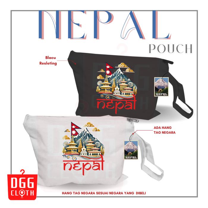 DGGClothing Pouch Souvenir Nepal Pouch Oleh Oleh Nepal Model 6
