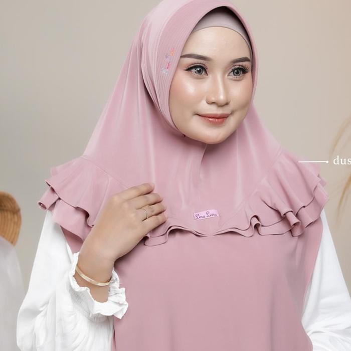 Hijab Instan Couple Bergo Jersey Ceysha Mom Linalivia