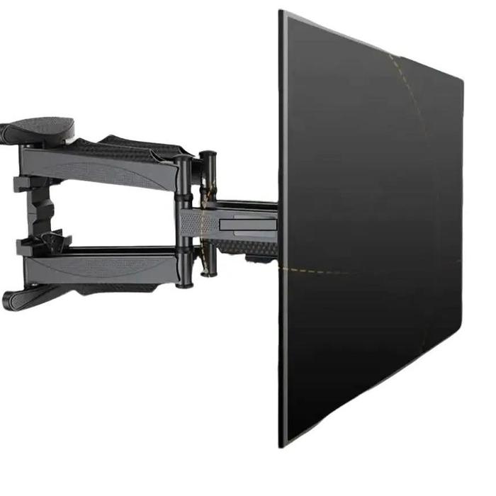 Bracket Braket Breket Brecket TV Swivel Lengan Dua Arm Full-Motion untuk TV 32 40 43 50 55 65 70 75 
