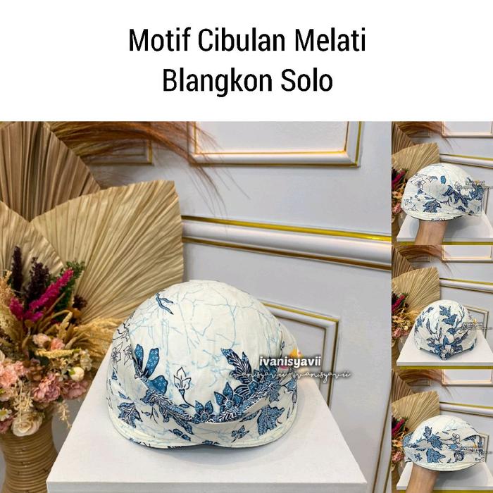 Blangkon Solo / Motif Cibulan Melati | bs.cib