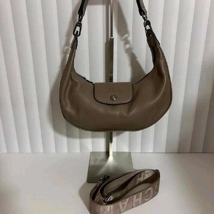 tas wanita fashion bag LC L C Sabit color taupe d u p e