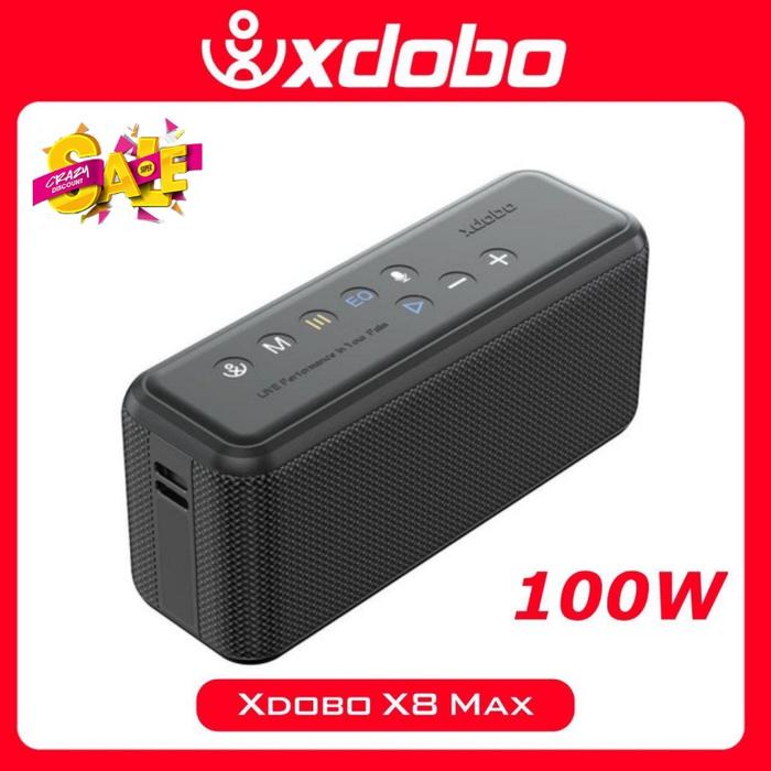 XDOBO X8 MAX 100W Portable Speaker Wireless Bluetooth Soundbar BT5.0