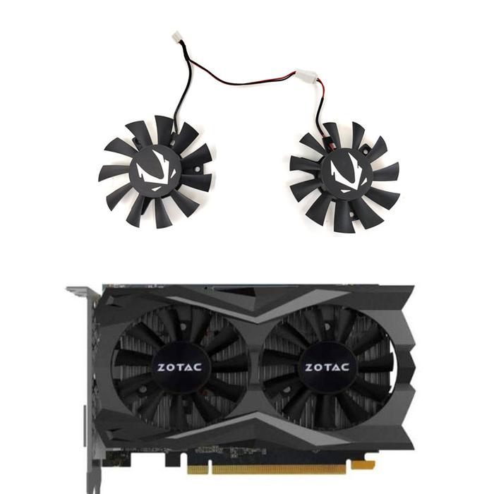 NEW 65mm 2pin GA71S2H PLA07010S12HH GTX1050TI GTX1650 TSI GPU FAN For ZOTAC GeForce GTX 1650-4GD6 TS