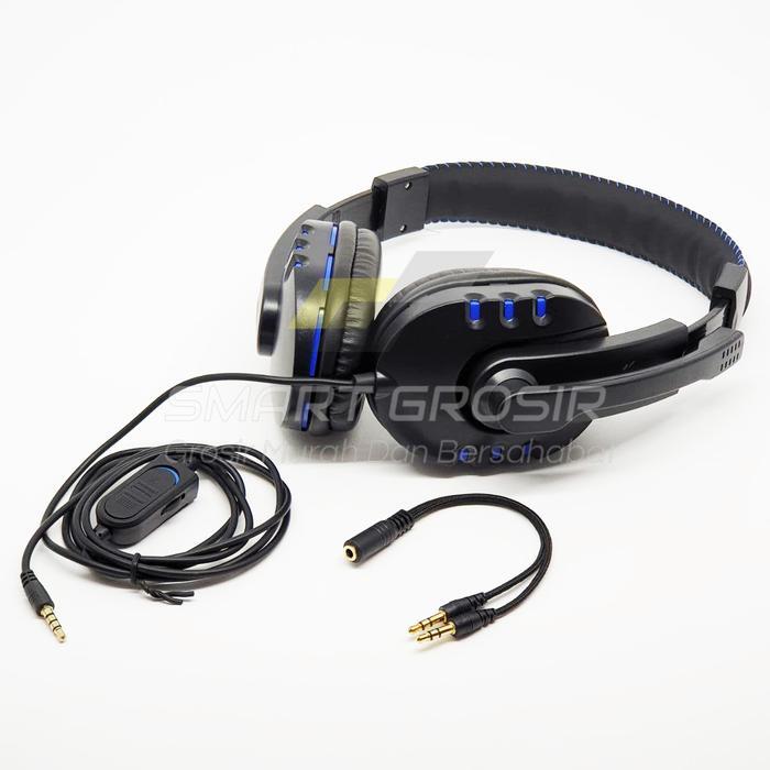 Headphone Kabel Mic P1306 Headset Hetset Henset Hedset Bando Murah