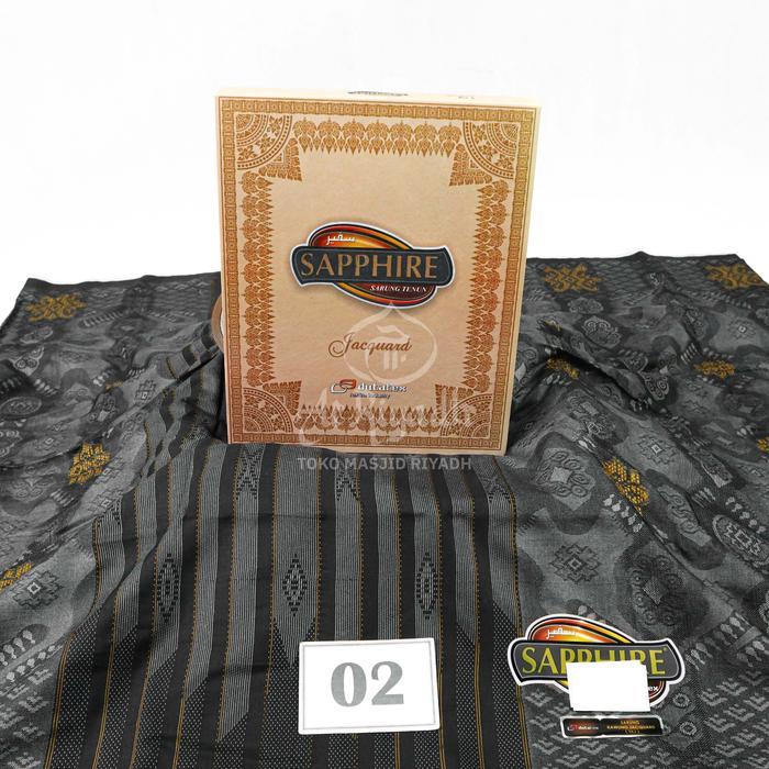 Sarung Sapphire Motif SKJ Kawung Jacquard