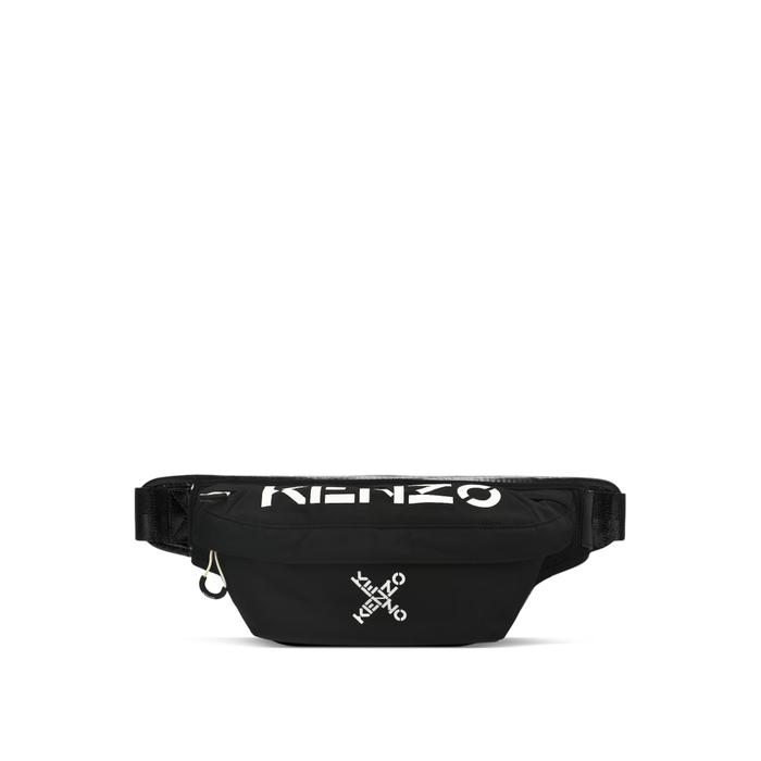 KENZO  Cross logo bumbag  Black