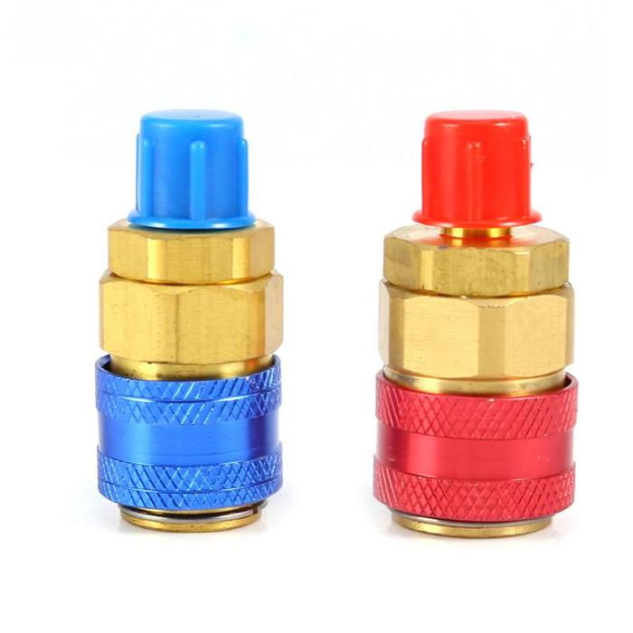 1 Pair Auto Car Quick Coupler Connector Low High R134a AC Quick