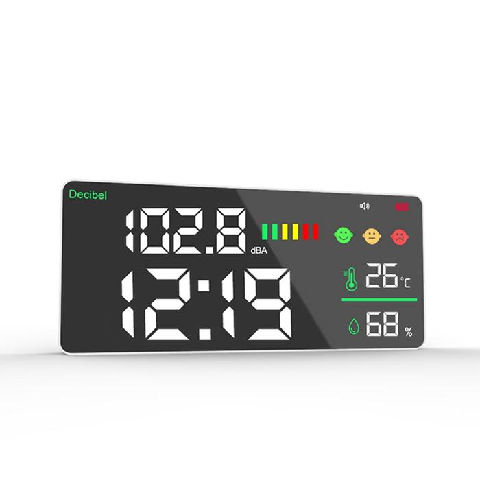 Rechargeable Digital Sound Level Meter Noise Decibel Measuring Meter