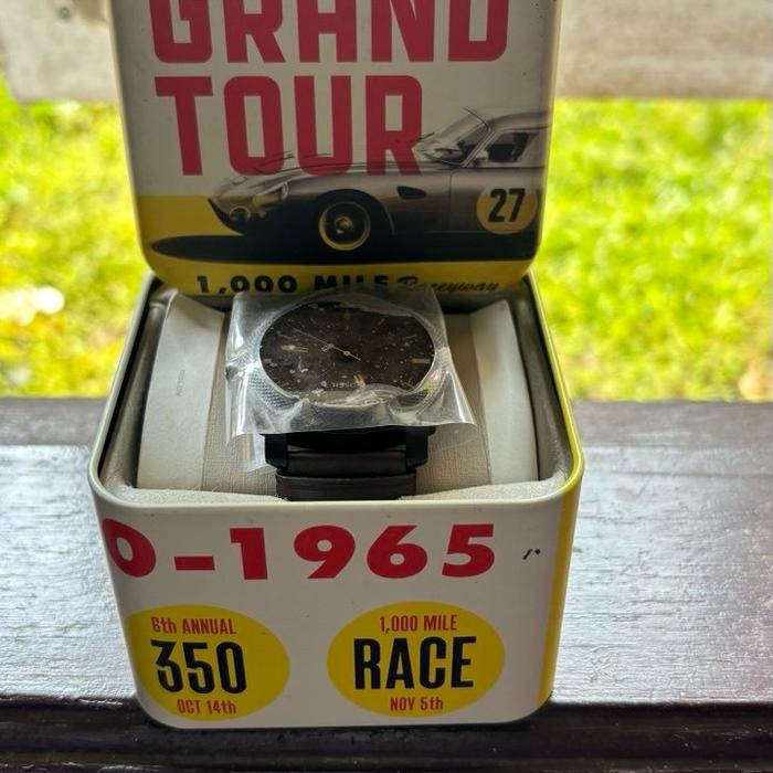 Fossil Jam Tangan Pria Three-Hand Date Brown Leather Watch Edisi Grand Tour 1965 | fossil.co.id FS59