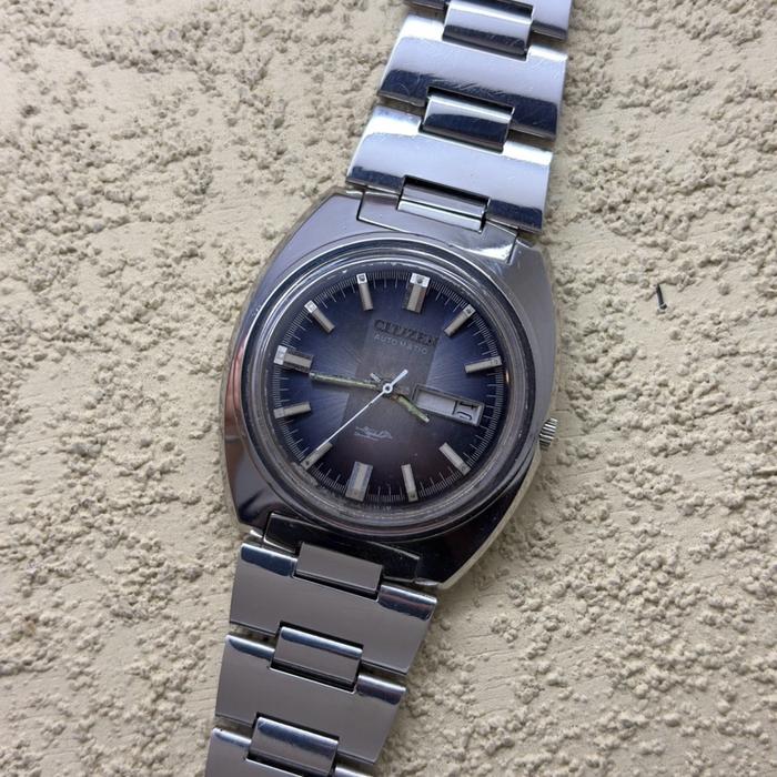 Arloji Jam tangan Citizen Frogman Swimmer Blue Dial Second Preloved