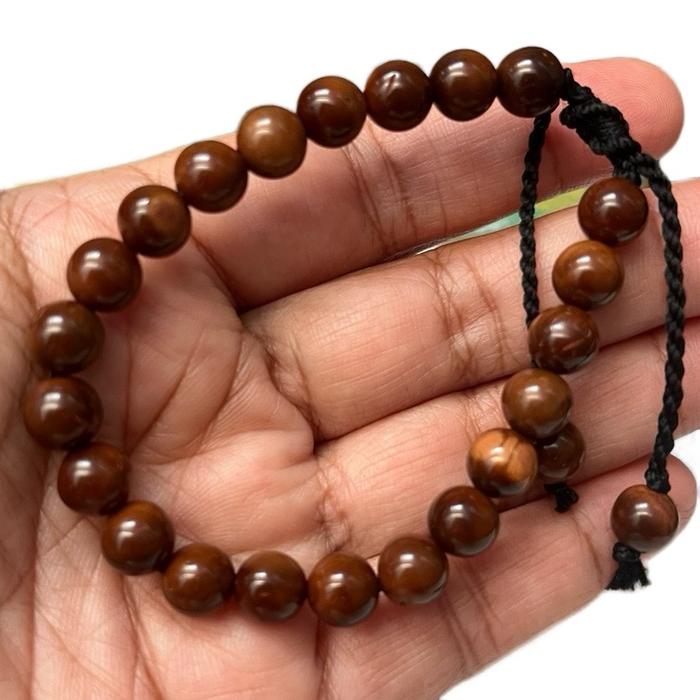 Gelang Serut Kayu Kaukah Timur Tengah - Gelang Spiritual & Kesehatan dengan Berat Khas dan Suara Uni