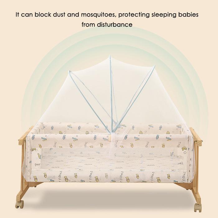Kelambu Bayi 120x60cm Portable Anak Bayi Ranjang Kelambu Anti Nyamuk