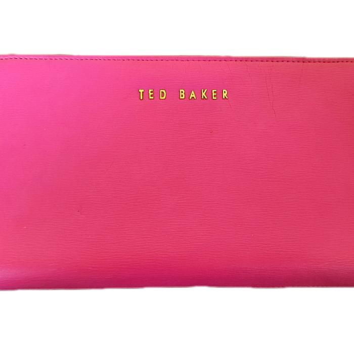 Ted Baker long wallet pink kondisi bagus