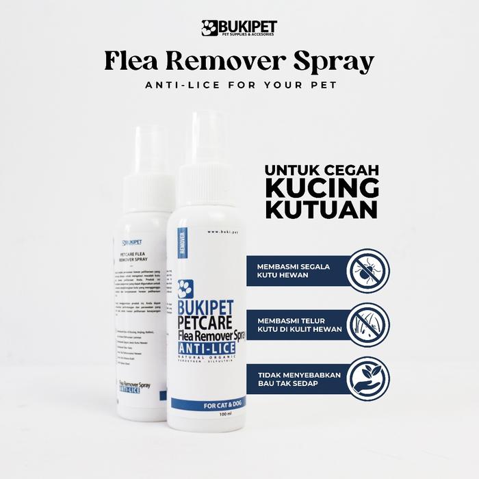 Flea Spray Obat Pembasmi Kutu dan Jamur Kucing Anjing Ampuh - Flea Remover Spray