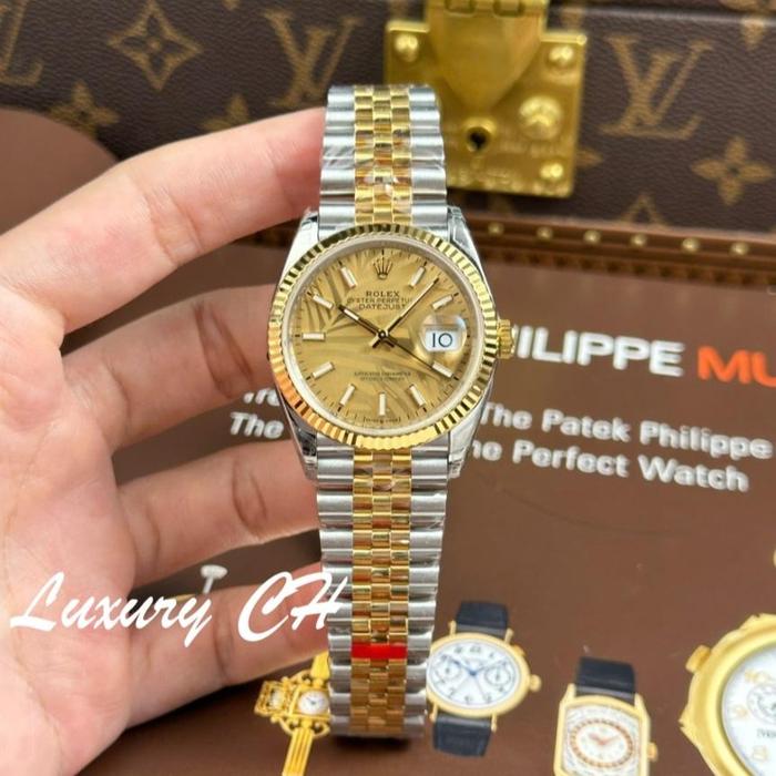 RolexDateJust Best Watches Tropical Leaf Dial Automatic Movement 36mm