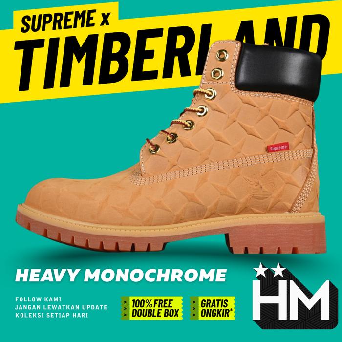 Timberland 6" x Supreme Boots Wheat TB010061713 (Size 39.5-45)