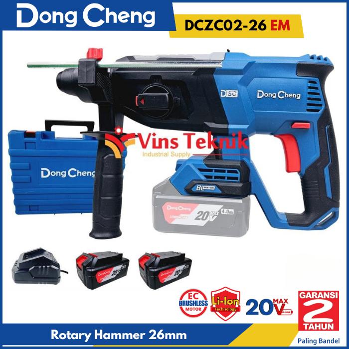 Cordless Rotary Hammer Mesin Bor Beton DCZC 02-26 DONGCHENG DCZC02-26