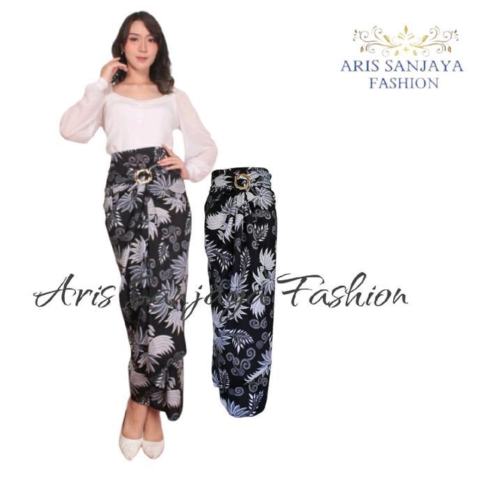 ROK Batik Lilit Lebar 150Cm Free Ring Bawahan Wanita Motif Serut Panjang Casual Dewasa Kebaya pesta