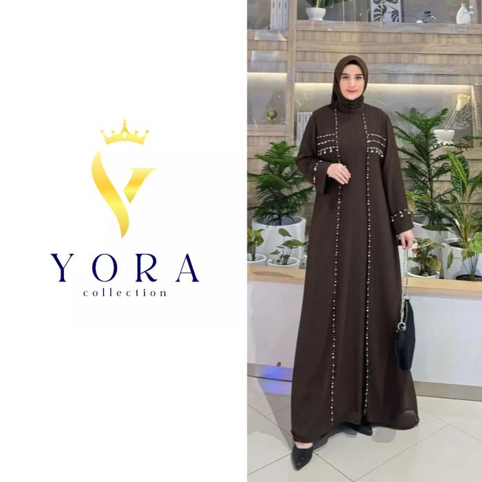 YORA - KAMILA ABAYA GAMIS MUSLIM GAMIS LEBARAN 2025 MODEL GAMIS TERBARU