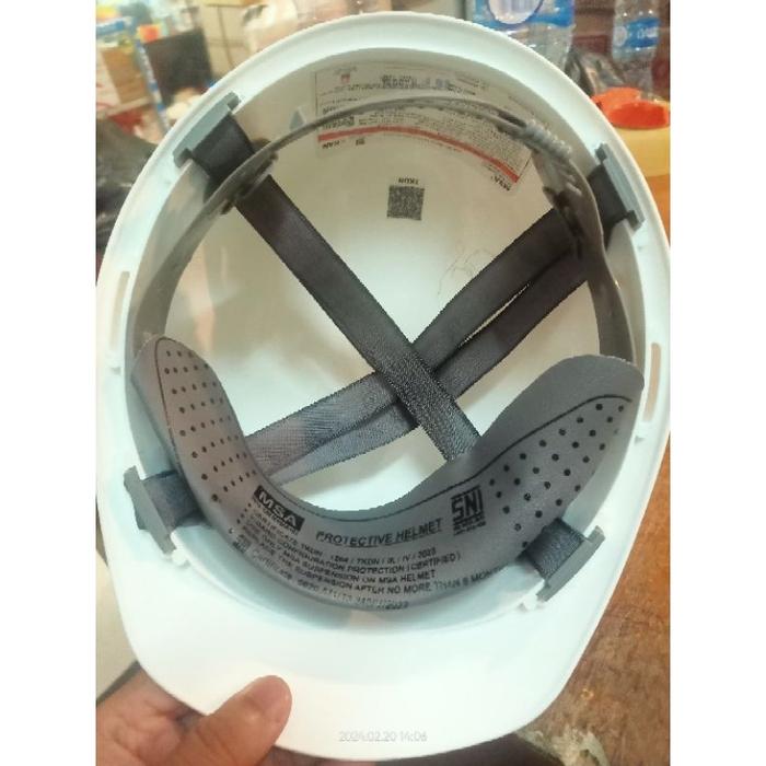 Helm Proyek Msa Sni V-Gard / Safety Helmet Msa Sni V-Gard Inner Staz On