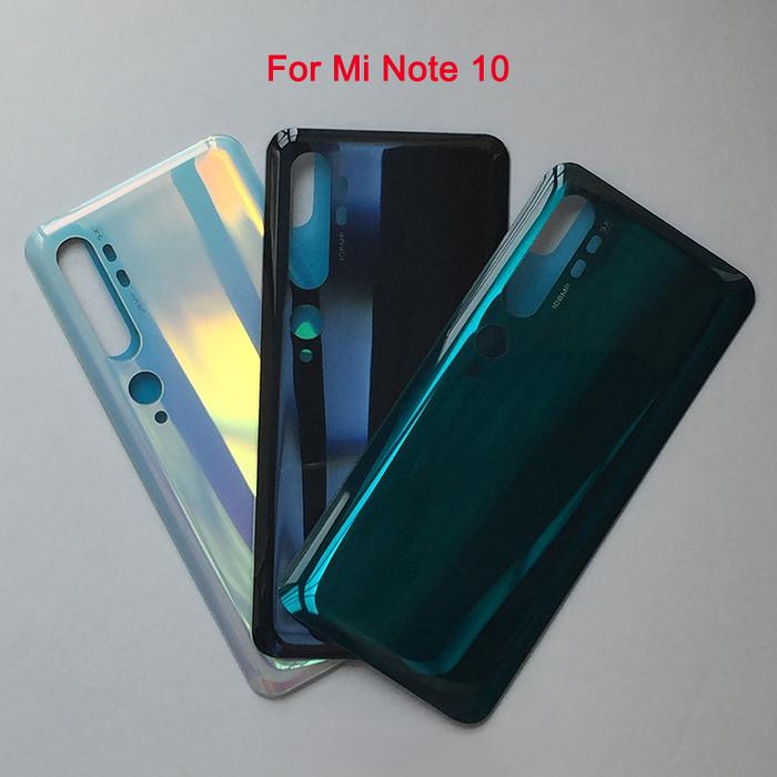 Battery Back Cover For Xiaomi Mi Note 10 Note10 Rear Glass 3D Back
