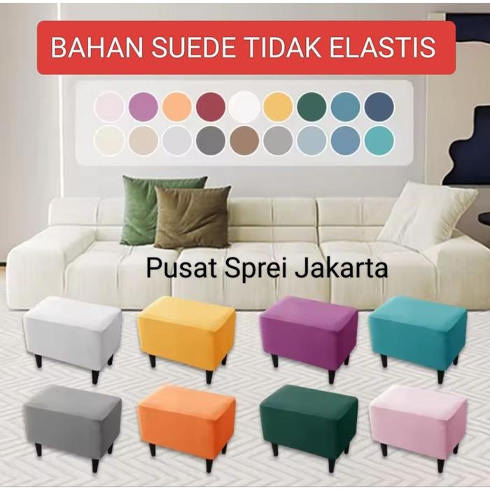 COVER SOFA STOOL PUFF/SARUNG SOFA PUFF/PELINDUNG SOFA STOOL PUFF/SOFA CAFE