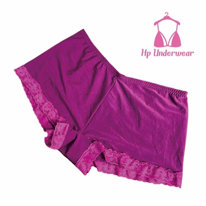 Celana Hotpants Wanita Lembut Renda pendek Nyaman | Celana strit wanita renda bawah Boxer