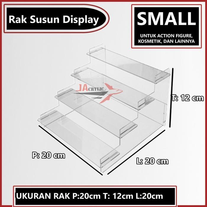 DISPLAY ACTION FIGURE AKRILIK / RAK SUSUN SERBAGUNA KOSMETIK CUSTOM