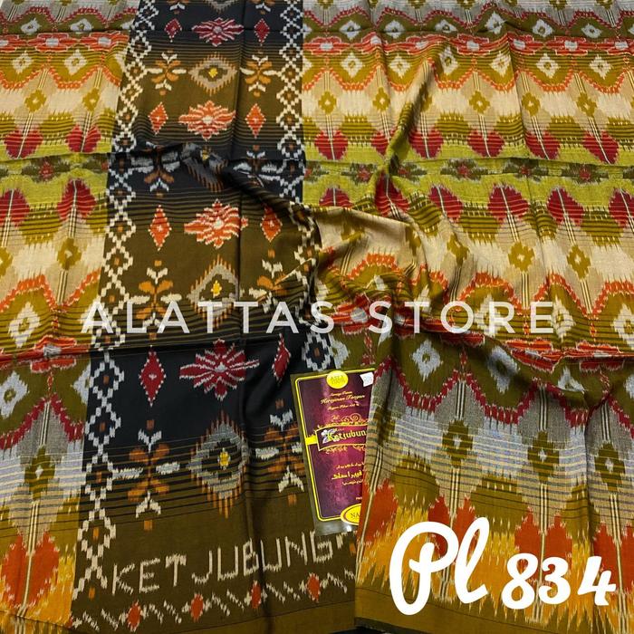 [PELANGI] Sarung Ketjubung Goyor Pelangi Fiber ATBM Jumbo Jahit Tengah Sarung Goyor Ketjubung Kecubu