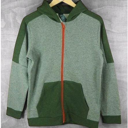 Hoodie Varsity C9 Champion Grey Original untuk Pria Bahan Fleece Cotton Size L dan xL Baru