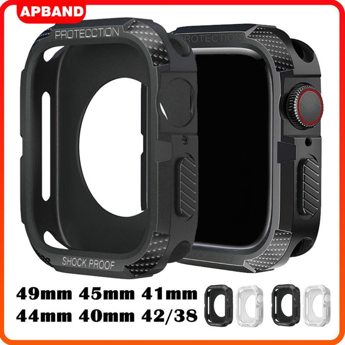 TT27 - Case for Apple Watch Ultra /Ultra 2 49mm 9 8 7 41mm 45mm Series 6 SE 5 4 3 2 1 42mm 44mm Tran