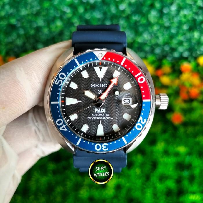 SEIKO Baby Mini Turtle SRPC41 SRPC41K1 Pepsi PADI Special Edition Prospex Diver Automatic Discontinu