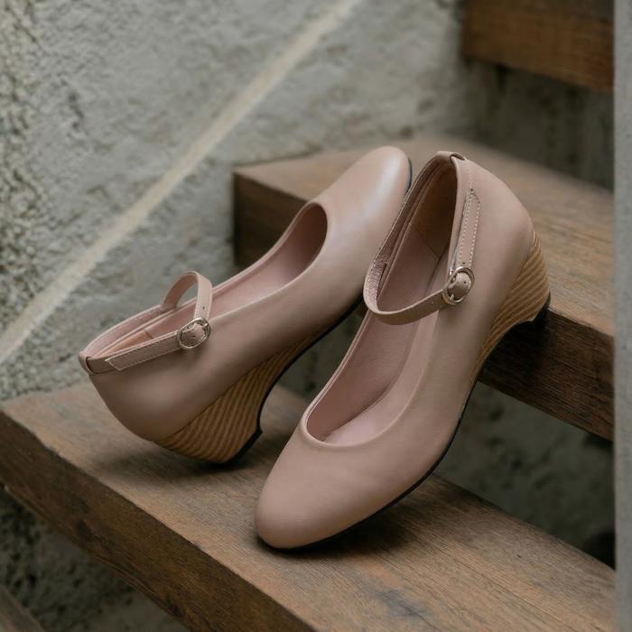 Alivelovearts | Balletwood Pastel Series | FREE Shoes Cleaner | Heels Pantofel 3cm Pantofel Hak Chun