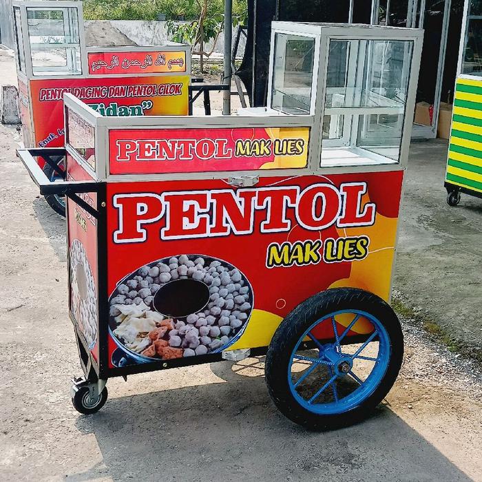 Rombong pentol dorong mininalis