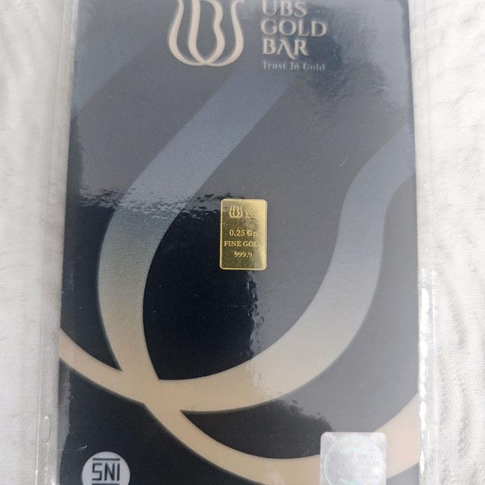 logam mulia ubs press 0.25 gr