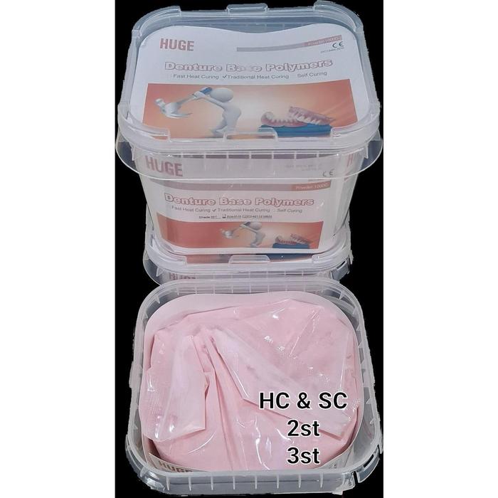 Dental Powder Hot curing denture base polymers direbus isi 1 kg
