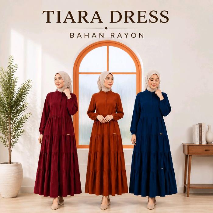 TIARA DRESS RAYON PREMIUM BY 3POINT BOUTIQ