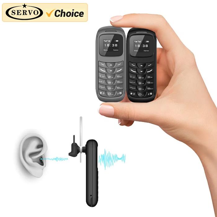 Unlocked Mini Mobile Phone Bluetooth Earphone Voice Changer Dialer Automatic Call Recording Magic Vo