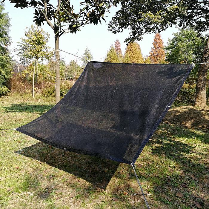 Jaring Kerai Hitam Jaring Bayangan HDPE Anti-UV Kolam Renang Luar