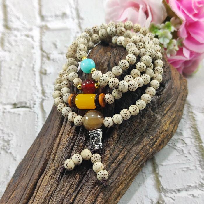 TASBIH BUDDHIST 108 BIJI BODHI D06