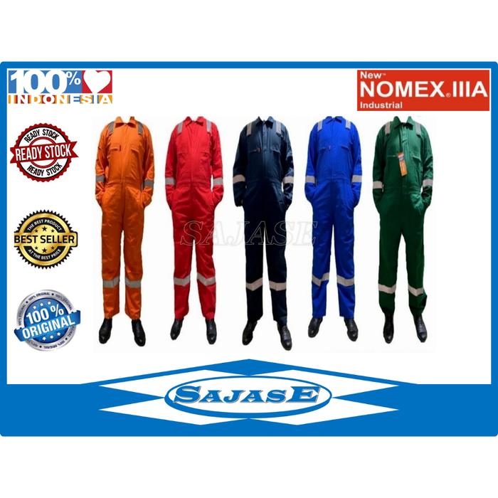 Coverall Safety Nomex 3a Coverall NOMEX 3A Original Weaack Nomex IIIA