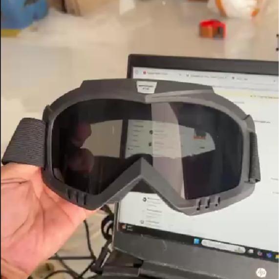 Kacamata Goggle Motor cocok untuk Helm Cakil