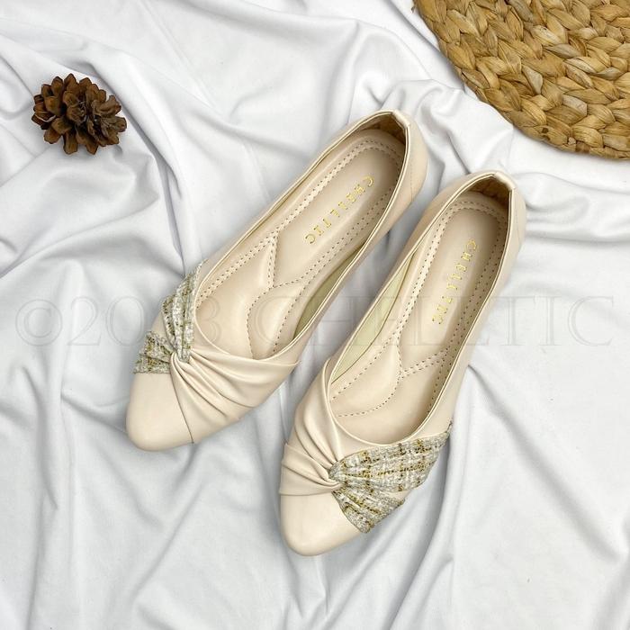 CHELTIC flatshoes wanita|sepatu balet|sepatu flat shoes Kekinian pansus Cewek|Selop Wanita Ballerina