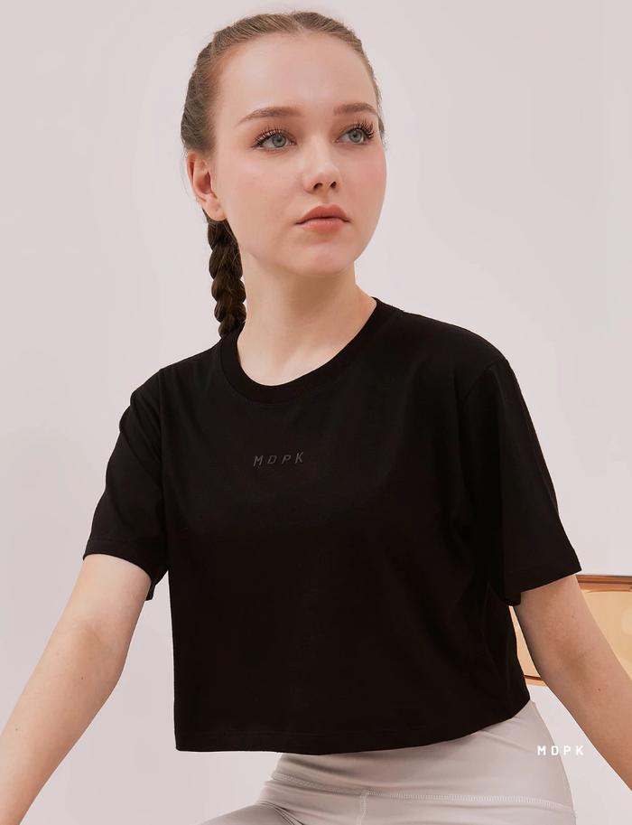 MDPK - Oversized Crop Top - Baju Oversized Perempuan - Pakaian Crop