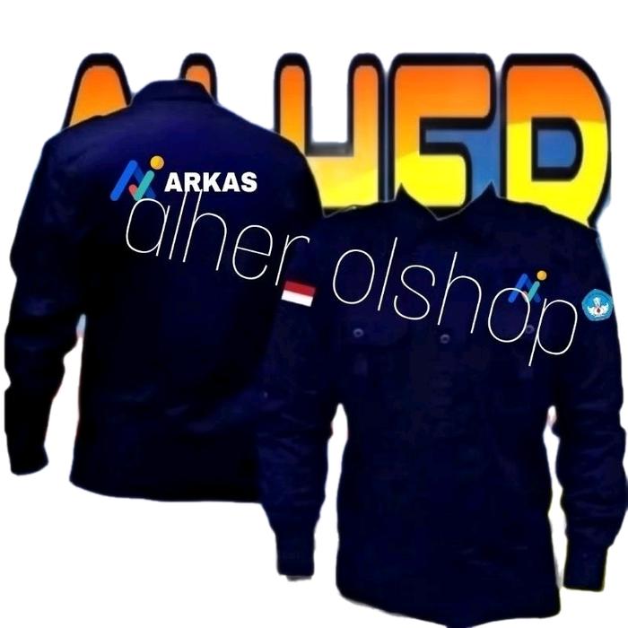 Lengan panjang kemeja ARKAS baju ARKAS seragam arkas Pdh ARKAS kemeja kerja ARKAS baju kerja ARKAS s