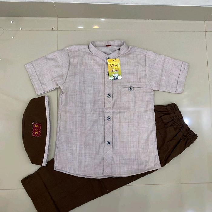 setelan koko 'Urwah by A&J lengan pendek//koko pendek A&J//koko casual A&J//koko terbaru A&J