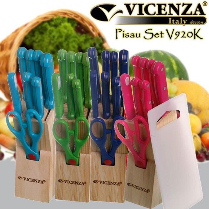 Home-Klik Vicenza Pisau Set V920K Anti Karat Ergonomis