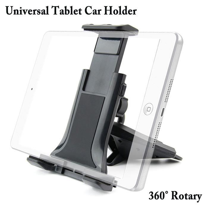 360 Tablet Car Holder CD Mount For Samsung Galaxy Tab S8 S7 Plus S6