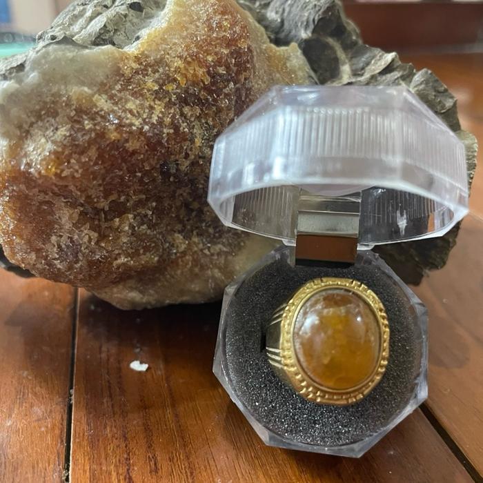 Batu akik mani gajah madu super