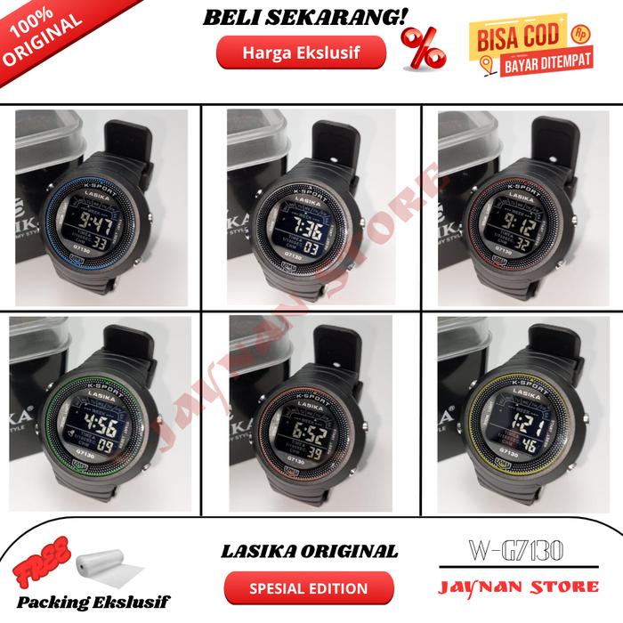 DI JUAL JAM TANGAN ANAK TK/SD LASIKA G7130C/7130/W-G7130C TAHAN AIR JAMINAN ORIGINAL LASIKA